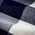 Baby Alpaca Throw - Navy/Cream Check