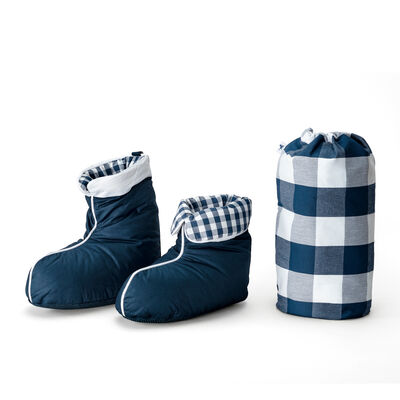 Down boots Blue